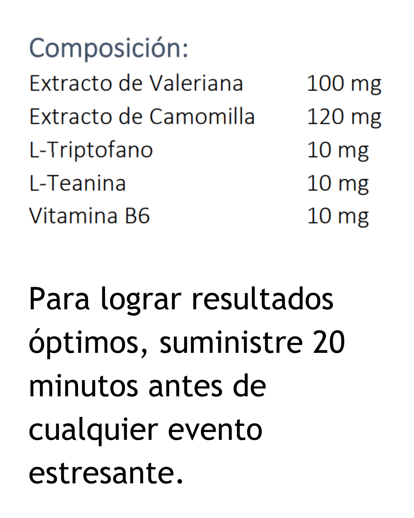 Calmante natural para perros