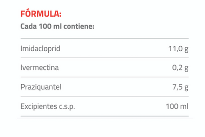 Antiparasitario interno y externo para gatos Labyes